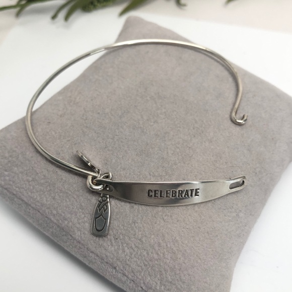 NEW💥CHAMILIA .925 Sterling Silver Bangle Bracelet - Picture 3 of 5